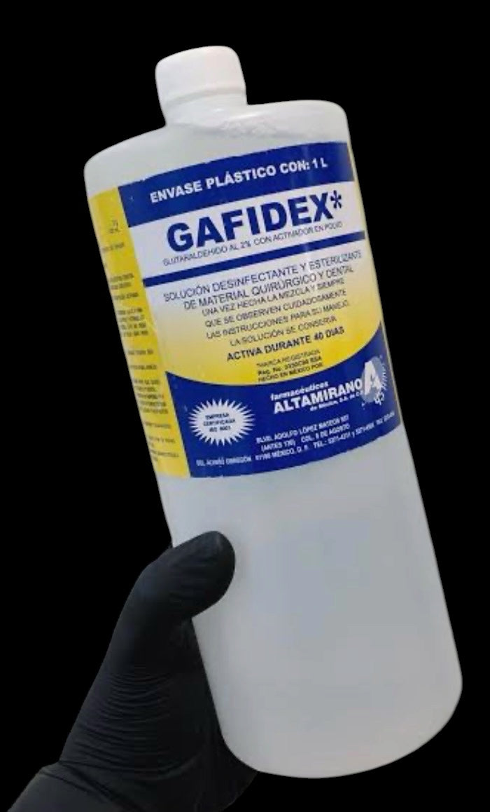 GAFIDEX 1L, desinfectante, esterilizante