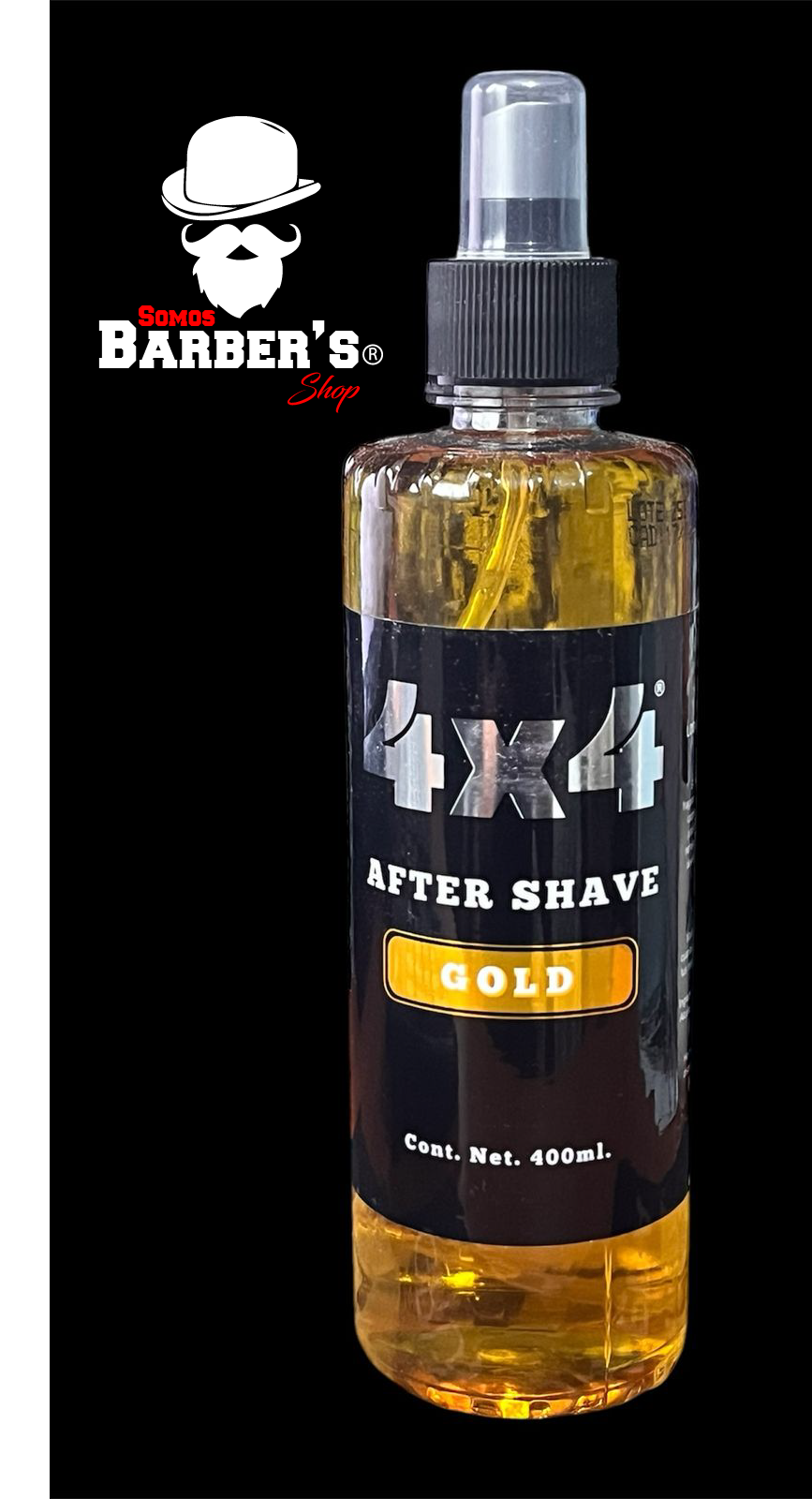 Aftershaver Locion para despues del afeitado 4x4 gold