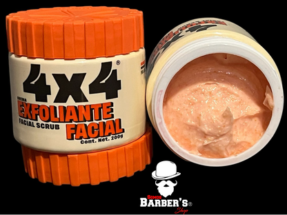 Exfoliante facial 4x4