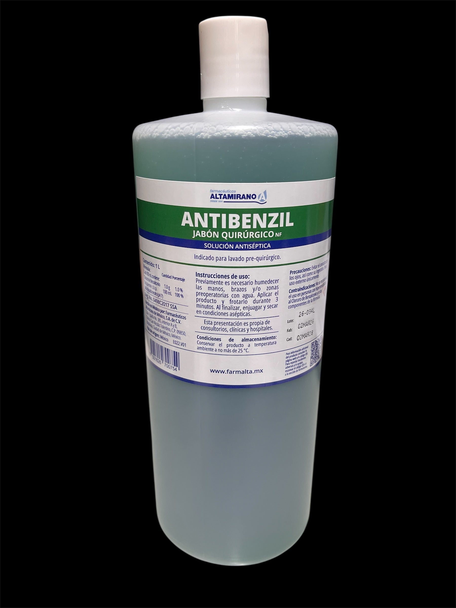 JABON QUIRURGICO ANTIBENZIL