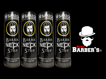 CAJA CON 4 PAQ, Papel cuello NEGRO, BAREGK Paq. 5 rollos