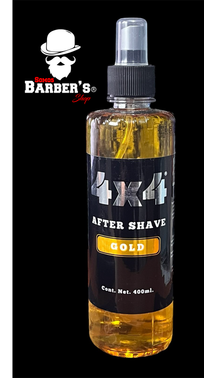 Aftershaver Locion para despues del afeitado 4x4 gold 